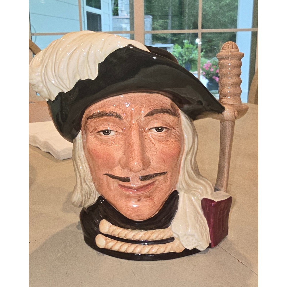 Royal Doulton Aramis Character Jug D6441 Large Three Musketeers 1955 England - Picture 2 of 7